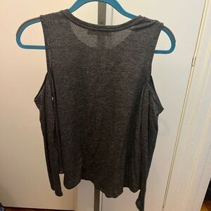 Women's Sleeveless Gray Top